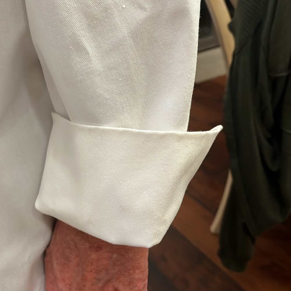 Palm chef jacket! Fun conversation piece.Great condition/ never used to cook - Picture 5 of 5